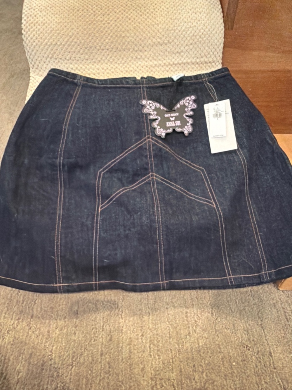 Anna Sui denim skirt
